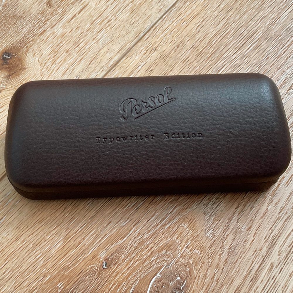 Persol Typewriter Edition Dark Brown Case